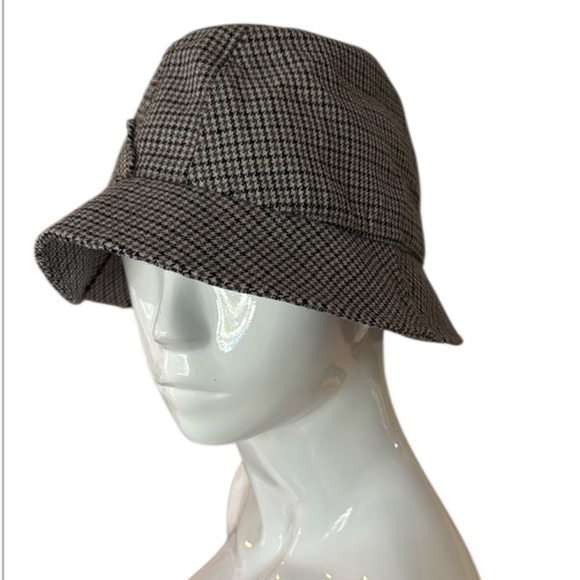 Kangol Heritage Tweed Branford Trilby Wool Gray Multi Unisex Bucket Hat … - Picture 2 of 12